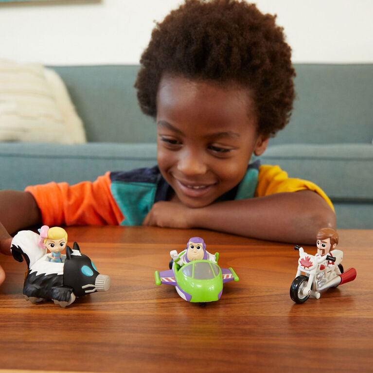 Disney Pixar - Histoire de jouets 4 - Mini Buzz l'Éclair et vaisseau spatial.