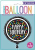 Ballon aluminium rond, 18 " - Colorful Mosaic - Édition anglaise