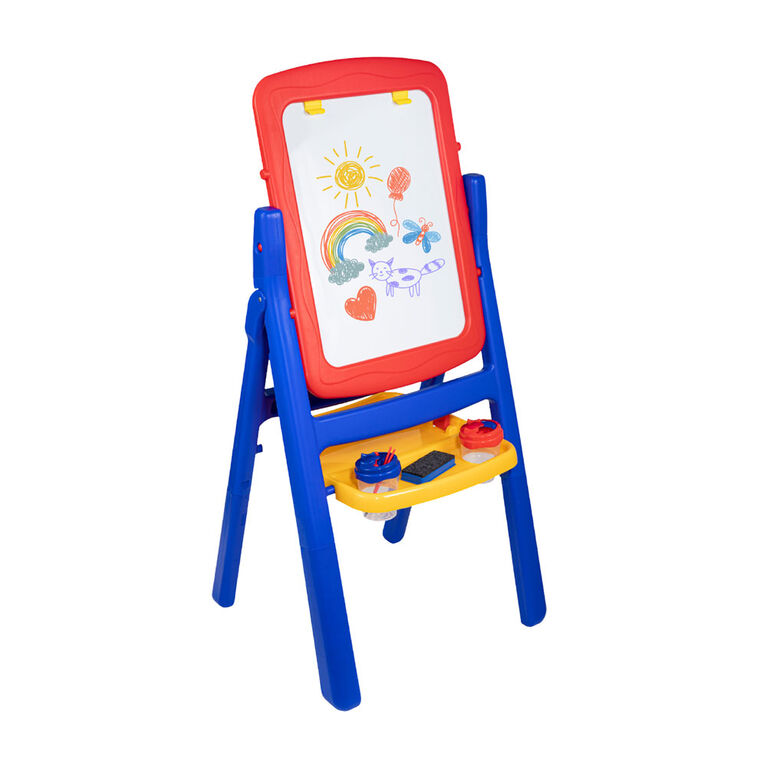 ALEX - Flip and Fold Easel- Red/Blue