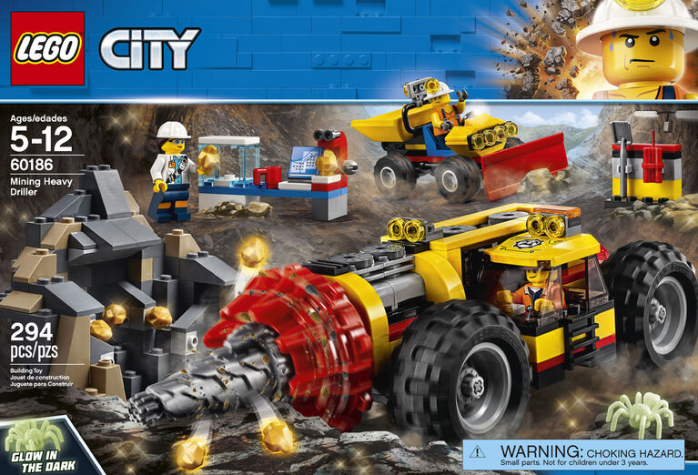 LEGO City La foreuse de la mine 60186.