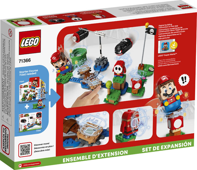 LEGO Super Mario Boomer Bill Barrage Expansion Set 71366 - French Edition