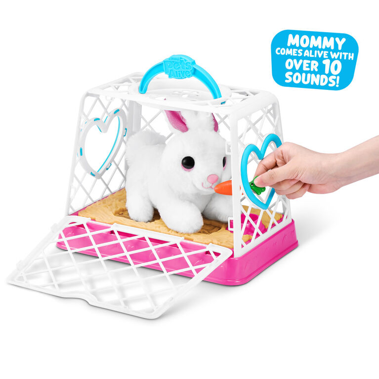 Pets Alive Mommy Bunny & Baby Surprise By ZURU.