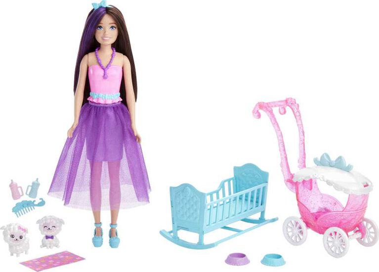 Barbie-Skipper and Lambs-Box, stroller