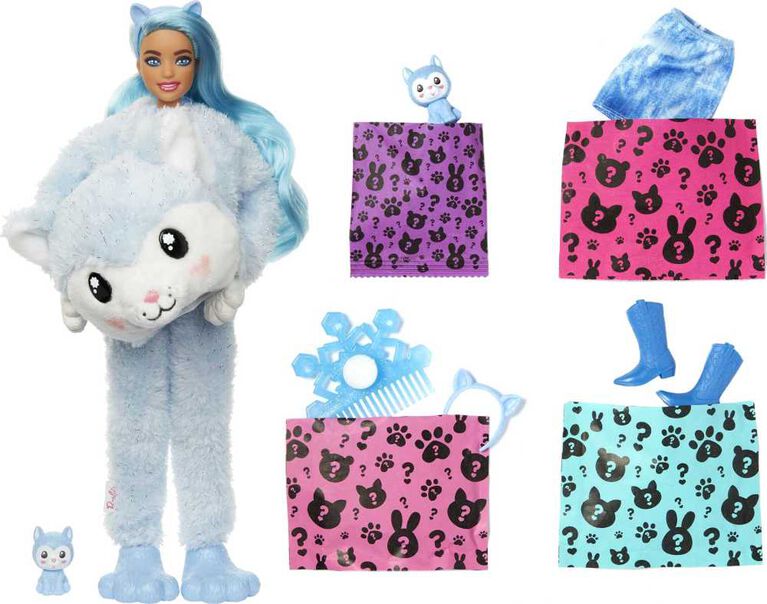 Barbie Cutie Reveal Snowflake Sparkle Doll