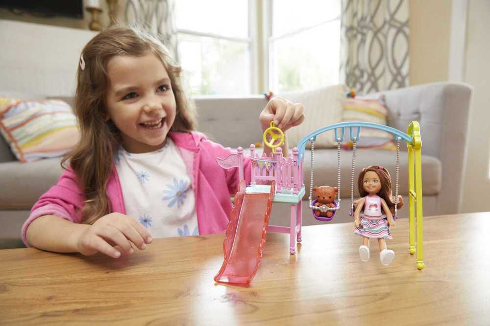 Barbie club chelsea swing set hot sale
