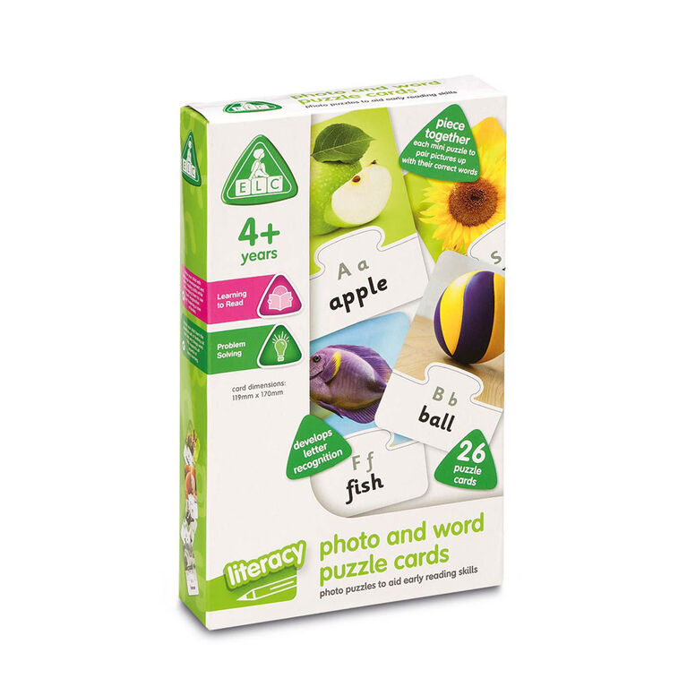 Early Learning Centre Photo and Word Puzzle Cards - Édition anglaise - Notre exclusivité