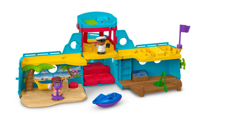 Fisher-Price - Little People Travel Together Friend Ship Playset