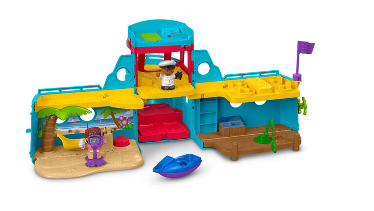 Fisher-Price - Little People - Coffret de jeu Bateau de l'amitié