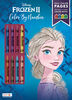 Frozen II Colour by Number with Crayons - English Edition