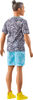 Barbie Fashionistas Poupée Ken, cheveux bruns, tenue Paisley
