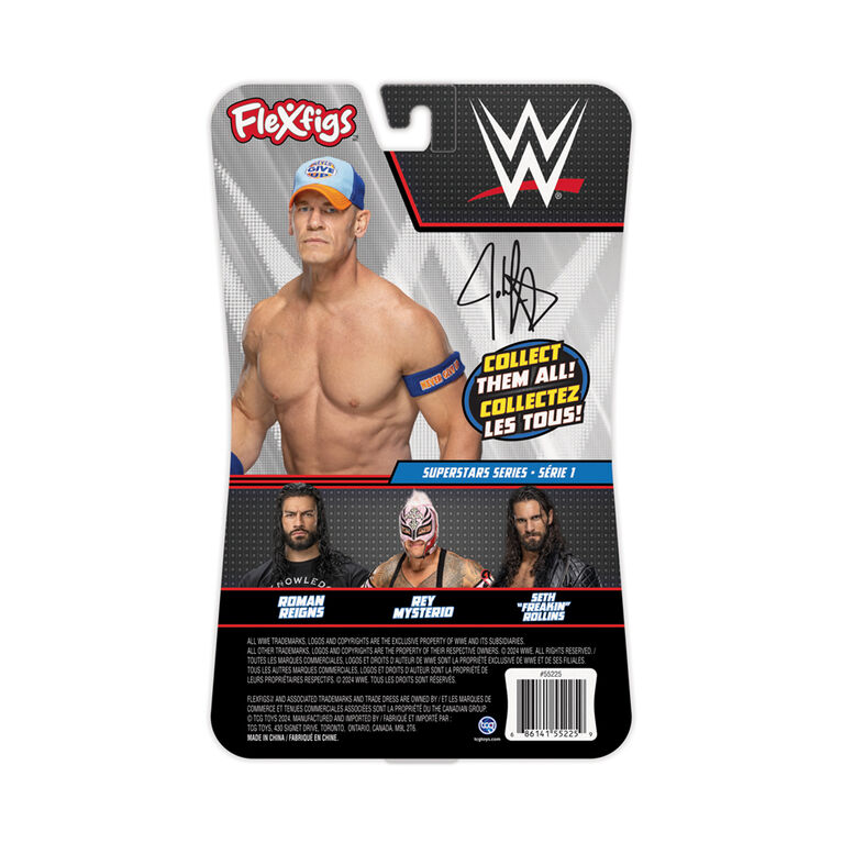 Flexfigs - 1 Pack - WWE Superstars John Cena
