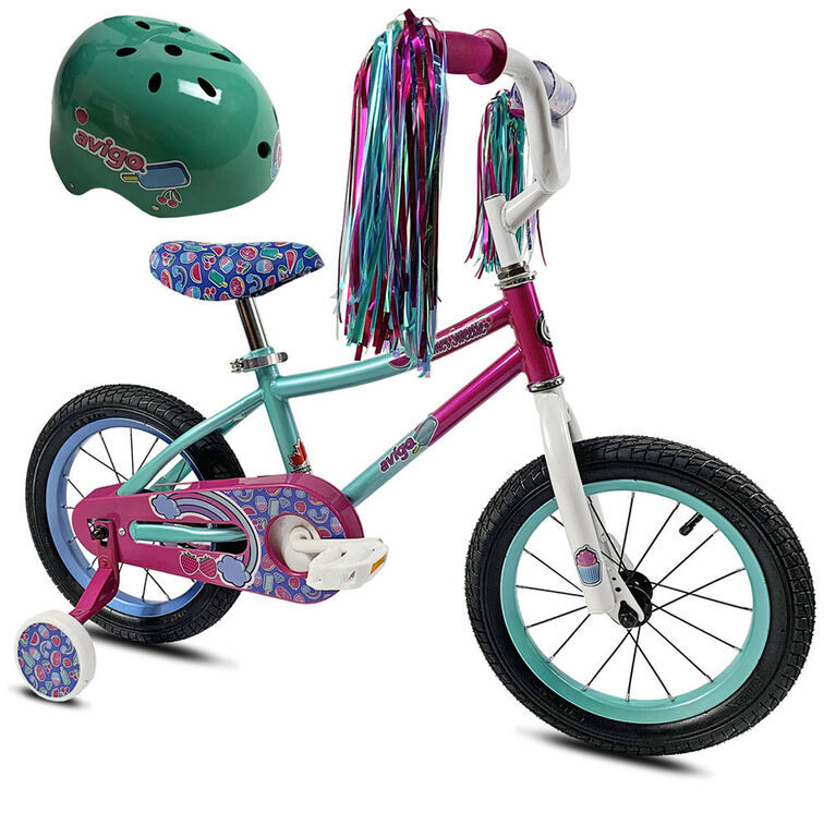 Avigo Summer Sweetie avec casque - Vélo 14 po