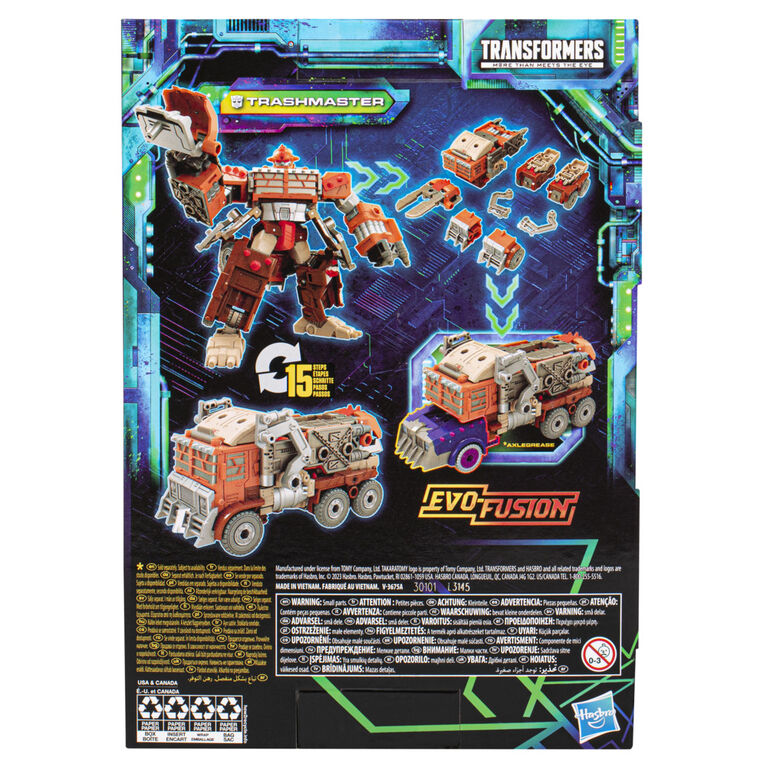 Transformers Legacy Evolution Voyager Class Trashmaster 7 Inch Action Figure