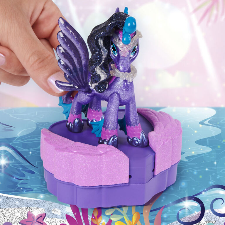 Hatchimals Pixies Riders, Black Glitter Lily Pixie and Seastallion