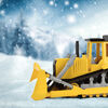 Driven, Midrange Bulldozer, Medium Yellow Toy Construction Vehicle