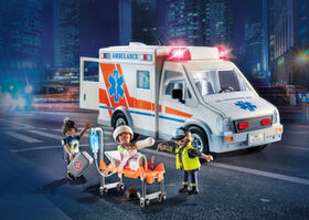 Playmobil - Ambulance avec enfant blessé