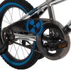 Huffy Kinetic Bike, 16-inch, Chrome and Blue