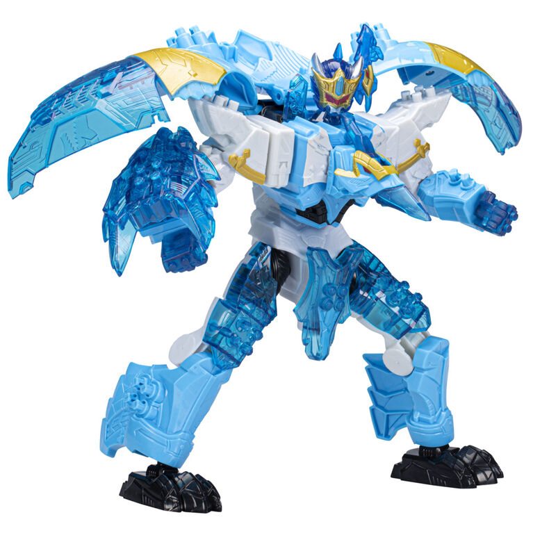 Power Rangers Dino Ptera Freeze Zord Morphing Dino Robot Zord with Zord Link Mix-and-Match Custom Build System