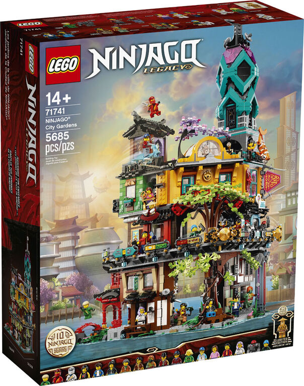 LEGO Ninjago Les jardins de la ville de NINJAGO 71741 (5685 pièces)