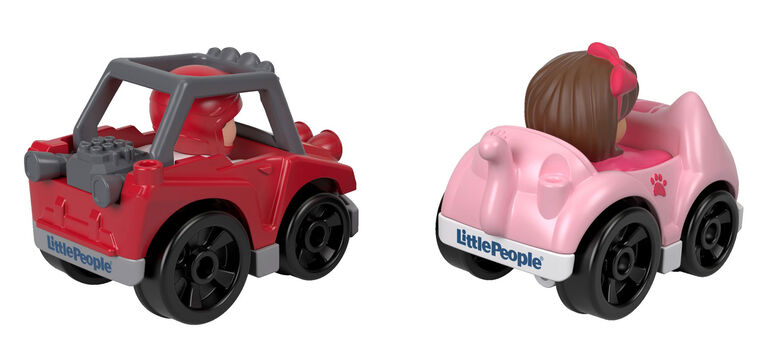 Fisher-Price Little People Wheelies 2-Pack, Dune Racer & Koby