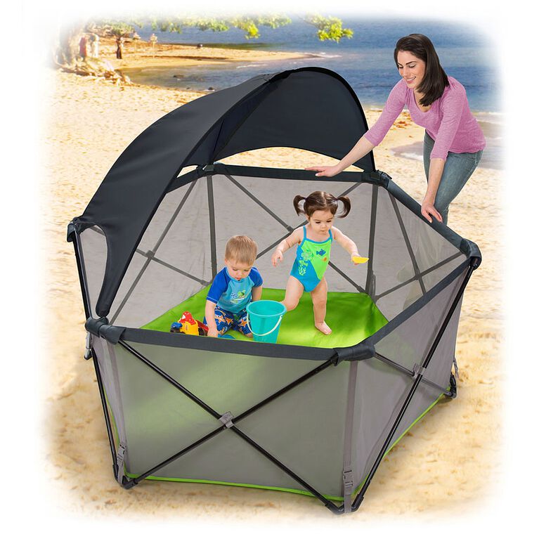 Le parc pour enfant suprême Pop 'n Play de Summer Infant - Lime.