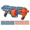 Nerf Elite 2.0, blaster Shockwave RD-15, 30 fléchettes Nerf, barillet rotatif 15 fléchettes, mécanisme à pompe