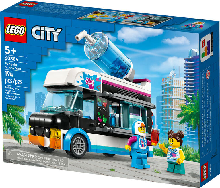 LEGO City Penguin Slushy Van 60384 Building Toy Set (194 Pieces)