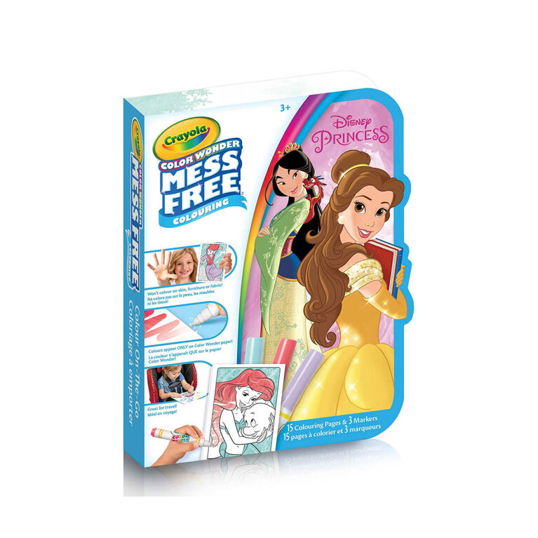 Crayola Color Wonder Mini Mess-Free Colour On-The-Go Disney Princess