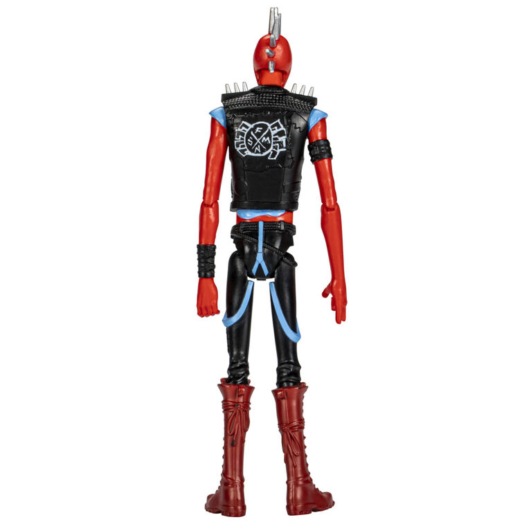 Marvel Spider-Man: Across the Spider-Verse Spider-Punk Toy, 6-Inch-Scale Action Figure with Accessory, Toy for Kids Ages 4 and Up