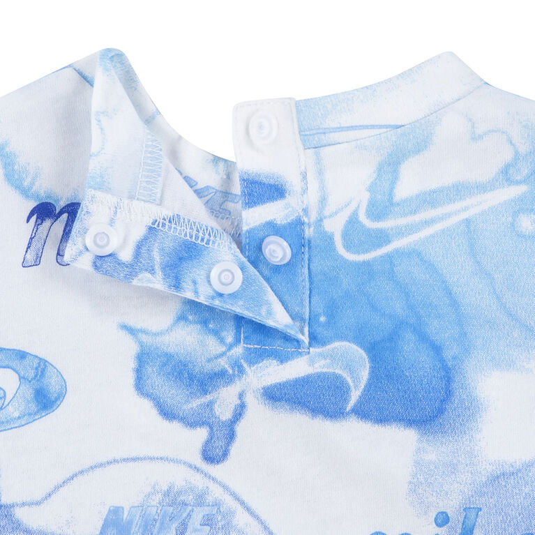 Combinaison Nike - Blanc/Bleu - Taille 6 Mois