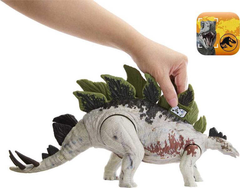 JURASSIC WORLD Figurine Stégosaure MÉGA ACTION