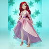 Disney Princess, série Style, poupée 07 Ariel au style moderne avec boucles d'oreille et chaussures, poupée à collectionner