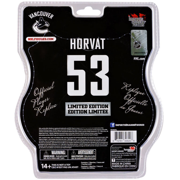 NHL 6-inch Figure - Bo Horvat