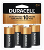 Piles Duracell coppertop Alcalines C - 4 unités