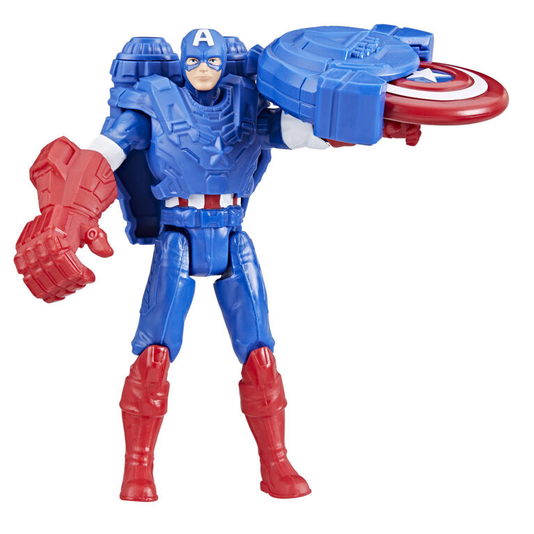 Marvel Avengers Epic Hero Series Battle Gear Captain America Action Figure