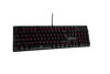 Clavier Primus Ballista 100T Rouge Silencieux