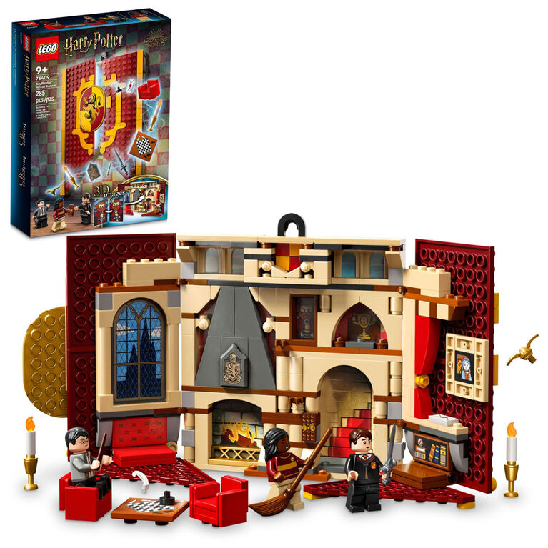 LEGO Harry Potter La bannière de la maison Gryffondor 76409 Ensemble de jeu de construction (285 pièces)