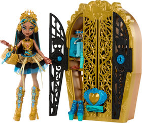 Monster High Skulltimate Secrets Monster Mysteries Playset, Cleo De Nile Doll with 19+ Surprises