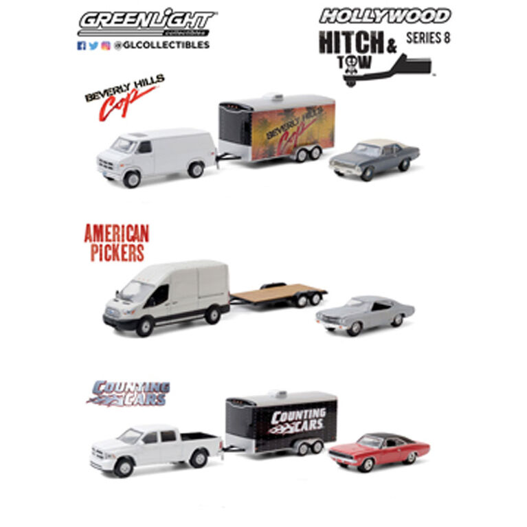 1:64 Hollywood Hitch & Tow Series 8 - Assortment May Vary - One Per Purchase