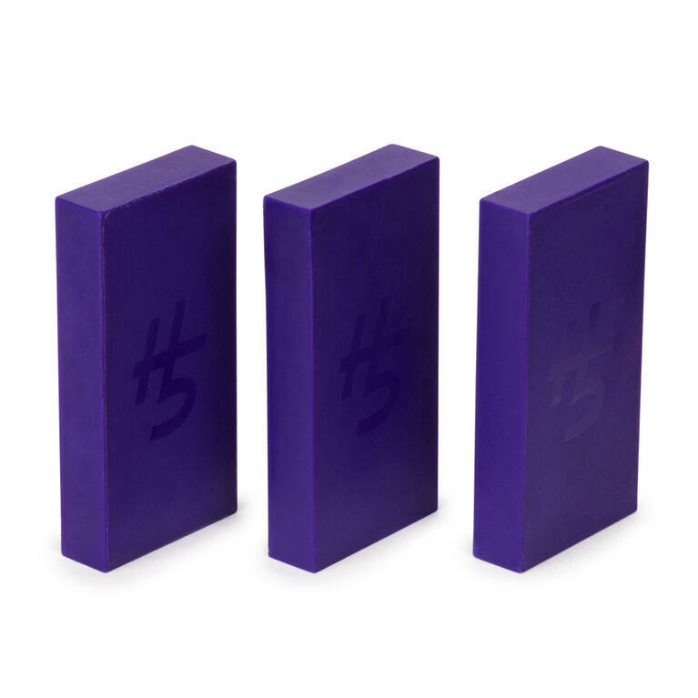 H5 Domino Creations, 60-Piece Blue/Purple Set by Domino Artist YouTuber Lily Hevesh Classic Family Game