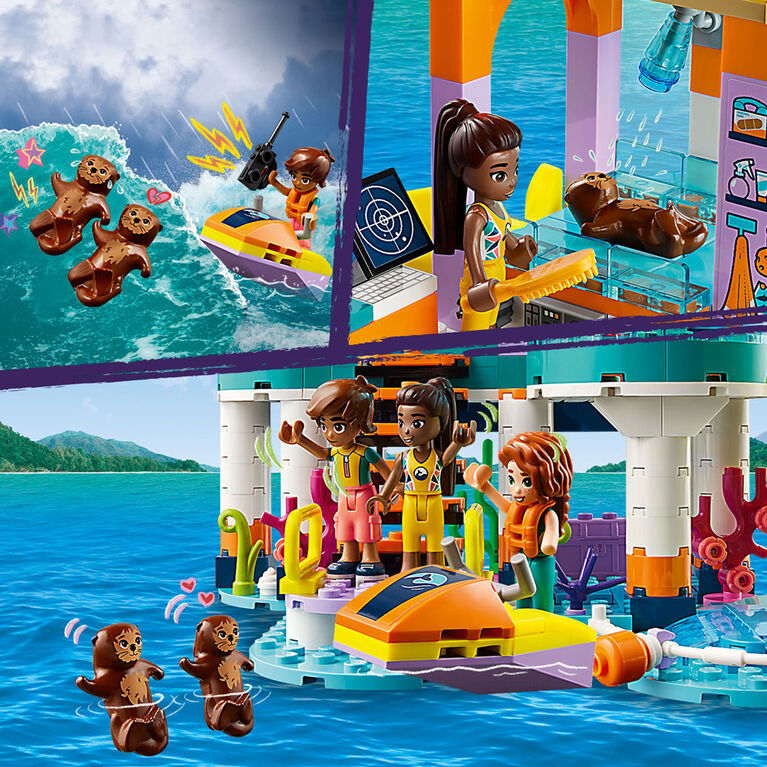 LEGO Friends Sea Rescue Center 41736 Building Toy Set (376 Pieces)