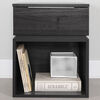 Hourra 1-Drawer Nightstand Gray Oak