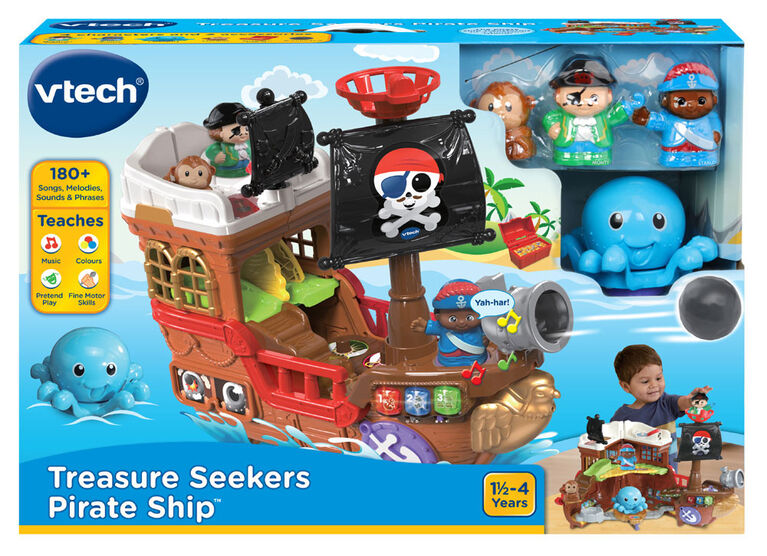 VTech Treasure Seekers Pirate Ship - Exclusive - English Edition | Toys ...