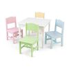 KidKraft Nantucket Table & 4 Pastel Chairs