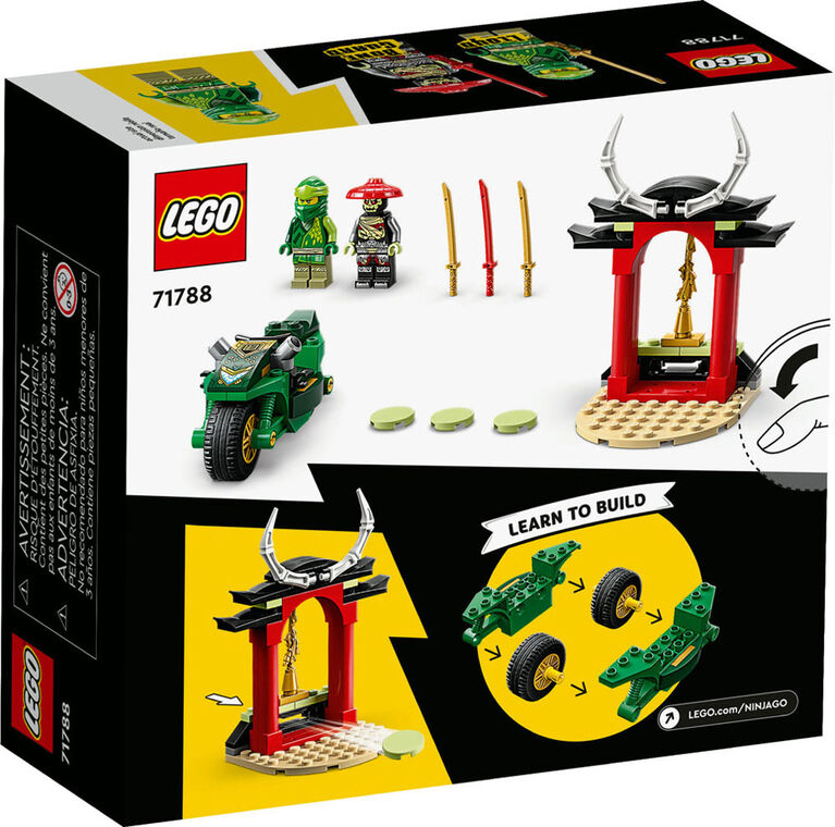 LEGO NINJAGO Lloyd's Ninja Street Bike 71788 Building Toy Set (64 Pieces)