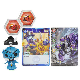 Bakugan, Pirate Cubbo Pack, Geogan Rising Transforming Collectible Action Figures