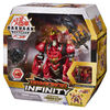 Bakugan, Figurine transformable Dragonoid Infinity avec Bakugan Fusion Ultra exclusif et 10 accessoires d'équipement Baku-Gear