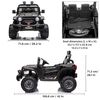Voltz Toys Jeep with Remote, Black