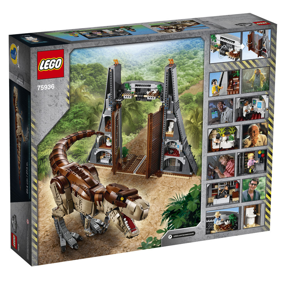 jurassic park lego set t rex