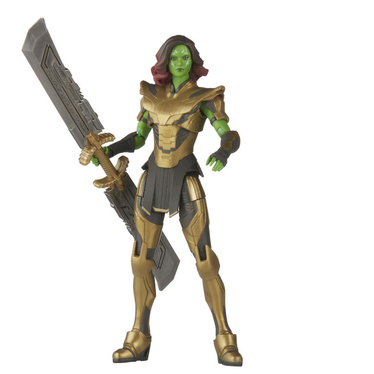 Hasbro Marvel Legends Series Warrior Gamora, What If...? Marvel Legends Action Figures, 6 Inch